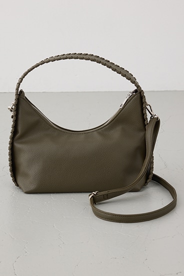 オーバーロックデザインハンドバッグ