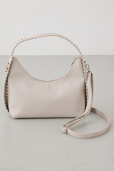 オーバーロックデザインハンドバッグ