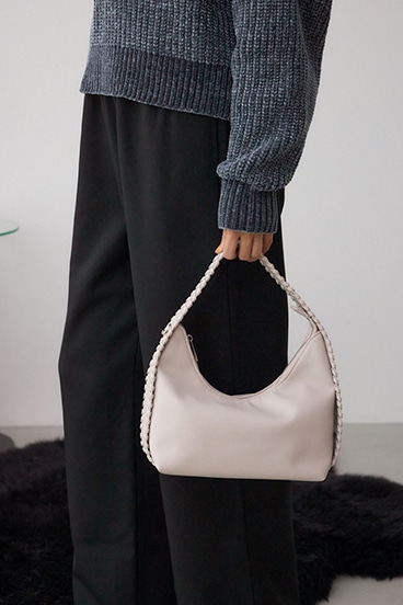 オーバーロックデザインハンドバッグ