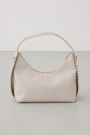 オーバーロックデザインハンドバッグ 詳細画像