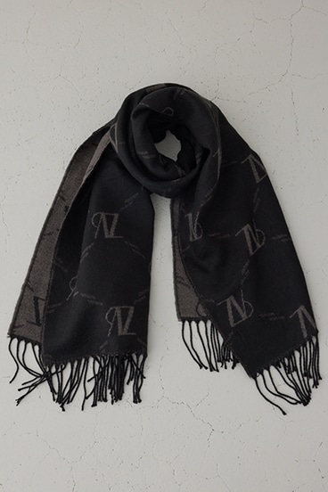 AZモノグラム柄ストール 詳細画像