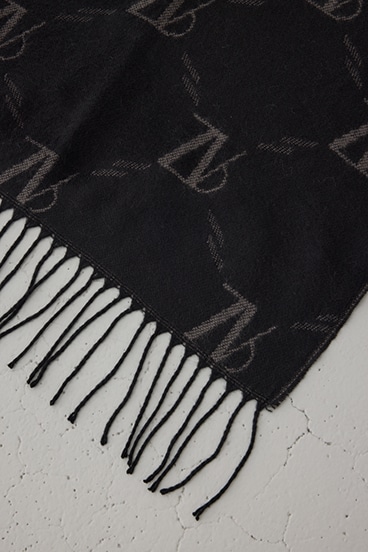 AZモノグラム柄ストール 詳細画像