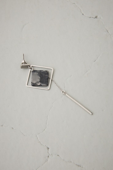 アクリル×メタルアシンメトリーピアス 詳細画像