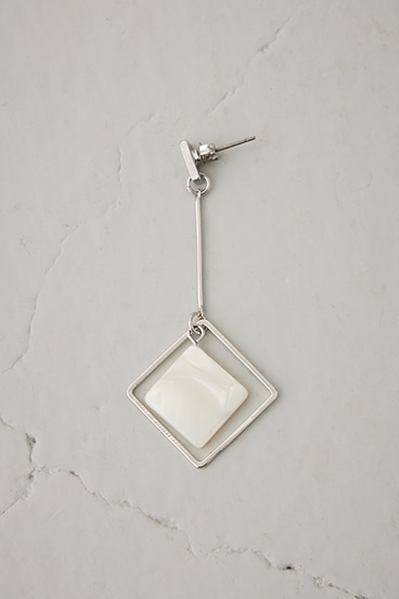 アクリル×メタルアシンメトリーピアス 詳細画像