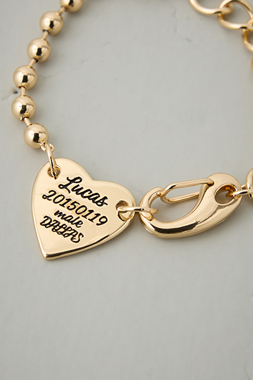 ドッグタグブレスレット 詳細画像