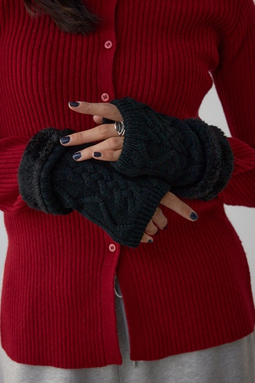 ニットハンドウォーマー