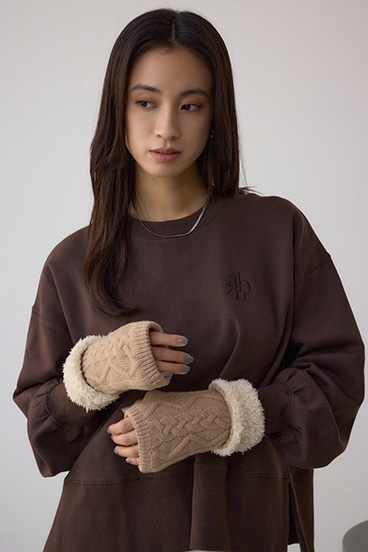 ニットハンドウォーマー