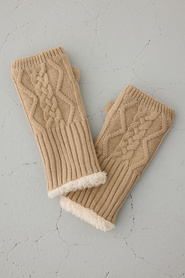 ニットハンドウォーマー 詳細画像