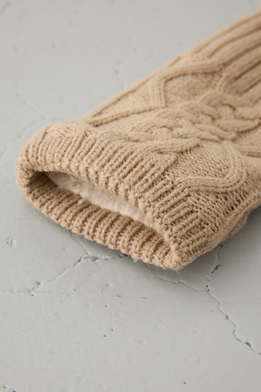 ニットハンドウォーマー 詳細画像