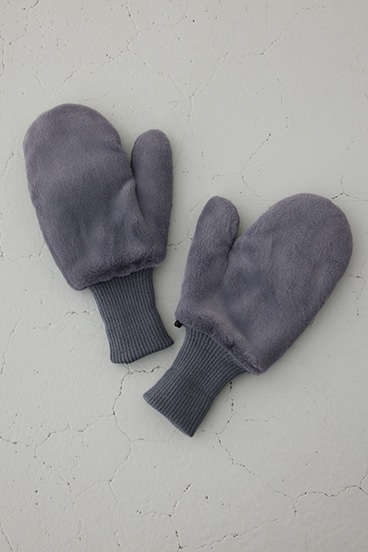 配色ストラップ2WAYフェイクファーミトン 詳細画像