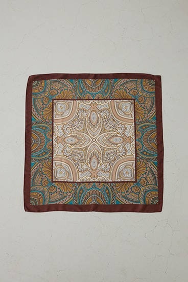 ペイズリー柄スカーフ 詳細画像