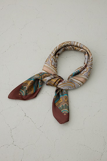 ペイズリー柄スカーフ 詳細画像