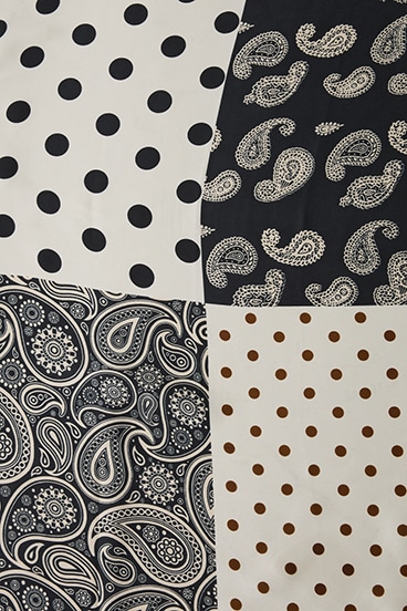 マルチパターンコンビネーションスカーフ 詳細画像