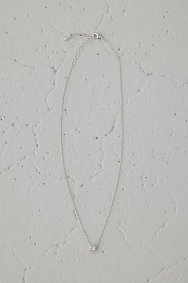 ラインストーンクローバーネックレス 詳細画像