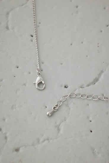 Uチェーンラインストーンネックレス 詳細画像