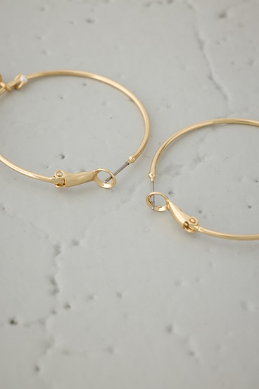 ビッグフープピアス 詳細画像