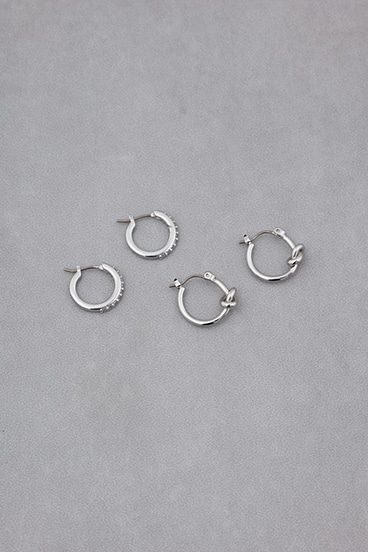 プチフープピアスセット 詳細画像