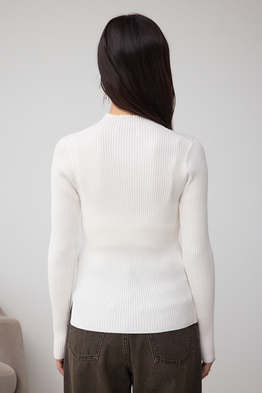 VENUSハイネックリブニット 詳細画像