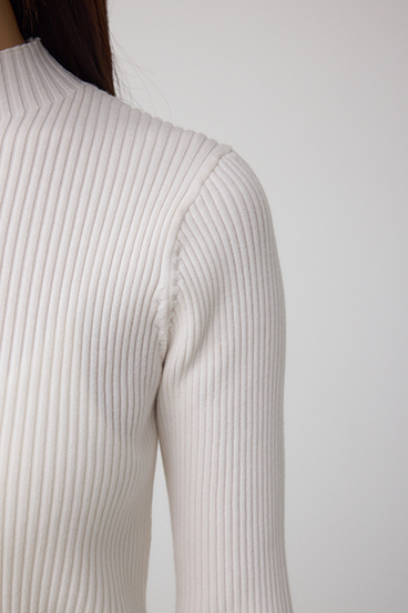 VENUSハイネックリブニット 詳細画像