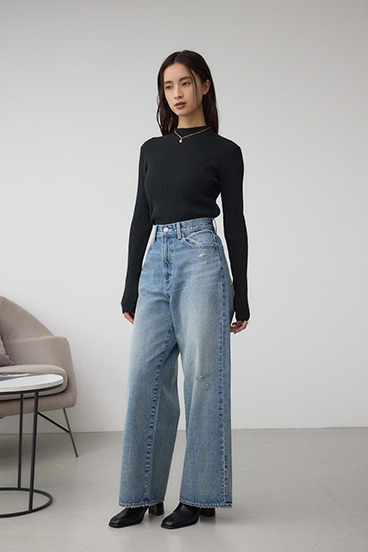 VENUSハイネックリブニット 詳細画像