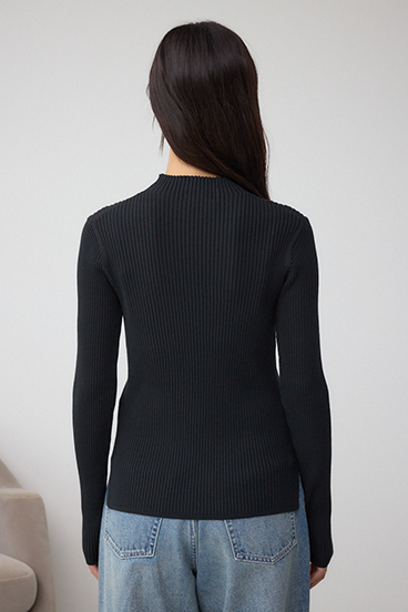 VENUSハイネックリブニット 詳細画像