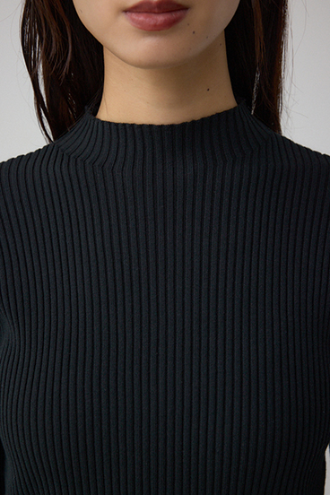 VENUSハイネックリブニット 詳細画像