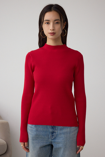 VENUSハイネックリブニット 詳細画像