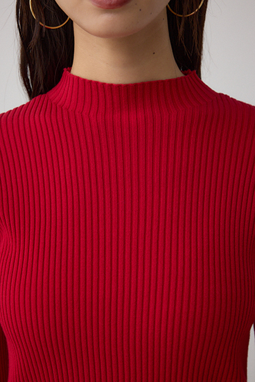 VENUSハイネックリブニット 詳細画像