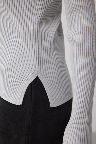 VENUSハイネックリブニット 詳細画像