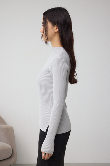 VENUSハイネックリブニット 詳細画像