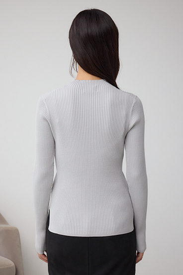 VENUSハイネックリブニット 詳細画像