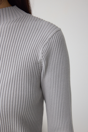 VENUSハイネックリブニット 詳細画像