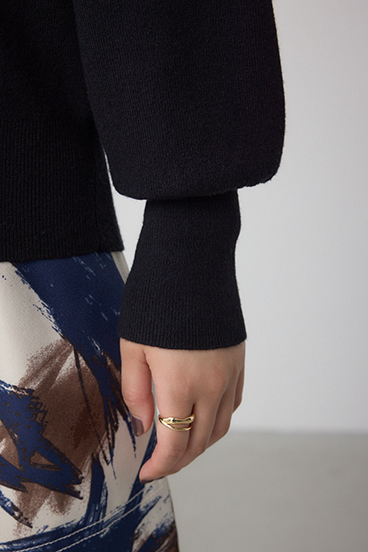 ボリュームスリーブニット 詳細画像