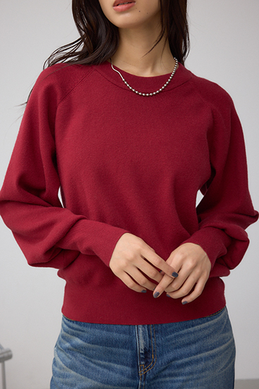 ボリュームスリーブニット