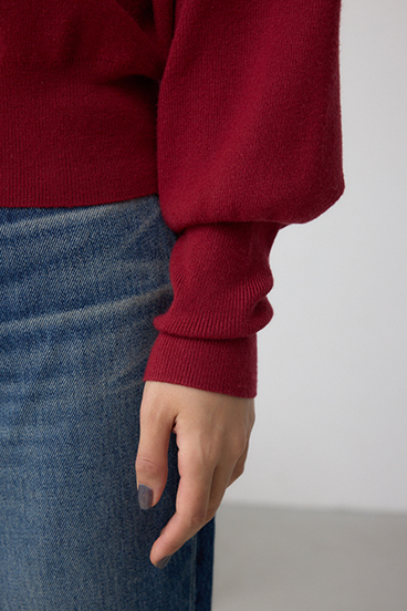 ボリュームスリーブニット 詳細画像