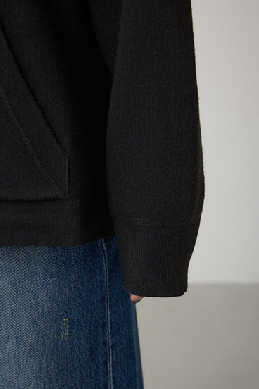 スウェッターニットパーカー 詳細画像