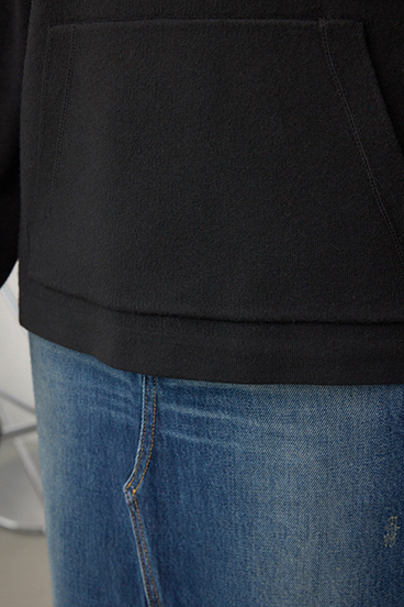 スウェッターニットパーカー 詳細画像