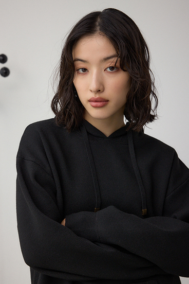 スウェッターニットパーカー 詳細画像