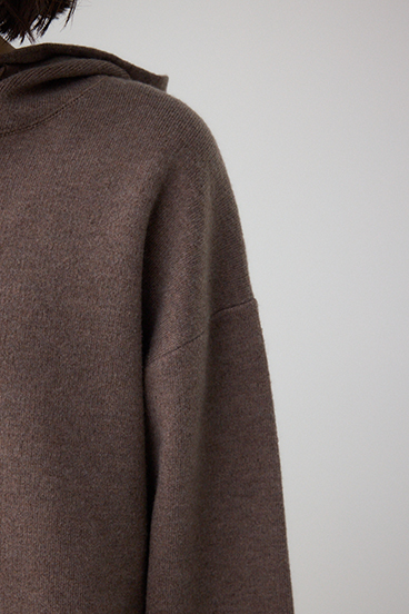 スウェッターニットパーカー 詳細画像