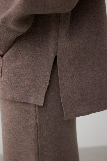 スウェッターニットパーカー 詳細画像