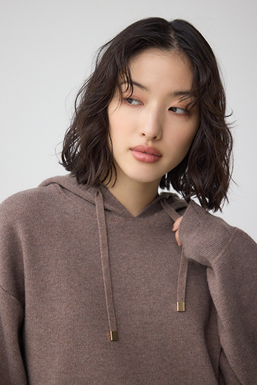 スウェッターニットパーカー 詳細画像