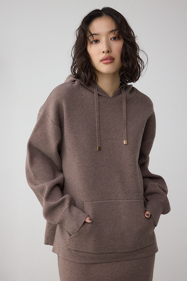 スウェッターニットパーカー 詳細画像