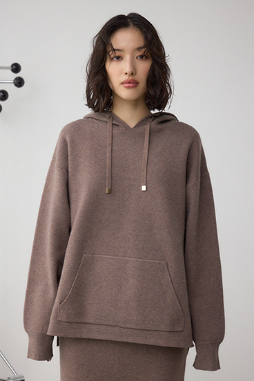 スウェッターニットパーカー 詳細画像