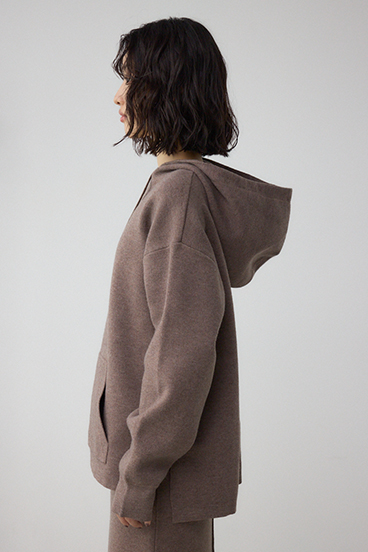 スウェッターニットパーカー 詳細画像