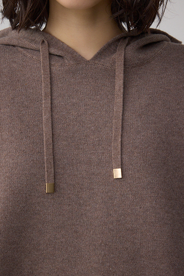 スウェッターニットパーカー 詳細画像