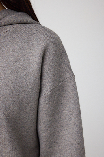 スウェッターニットパーカー 詳細画像