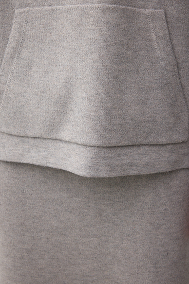 スウェッターニットパーカー 詳細画像