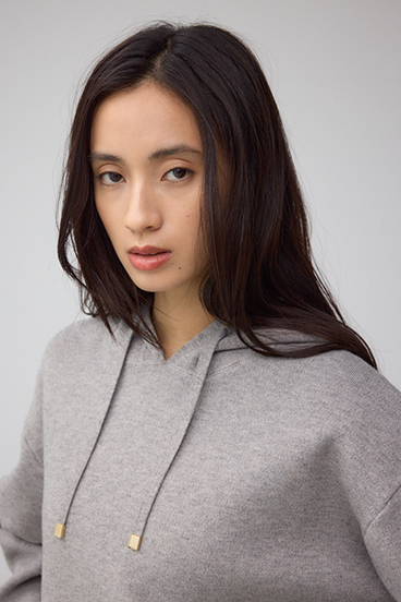 スウェッターニットパーカー 詳細画像