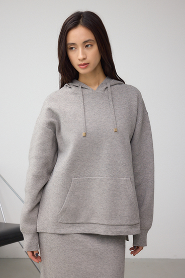 スウェッターニットパーカー 詳細画像