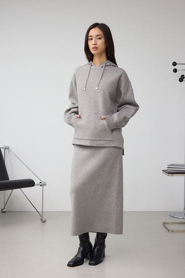 スウェッターニットパーカー 詳細画像